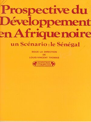 cover image of Prospective du développement en Afrique Noire